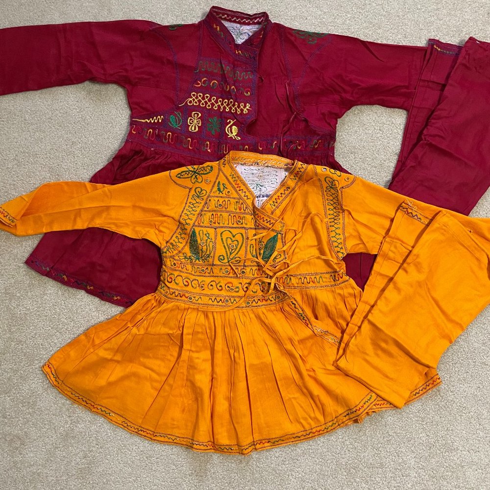 [NEW] Boys Navrati Garba Dhoti Kurta Set Bundle Lot 4T 5T